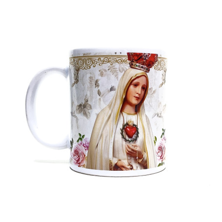 CANECA DE CERÂMICA - NOSSA SENHORA DE FÁTIMA