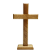 CRUCIFIXO DE MESA - SEM JESUS - 28CM