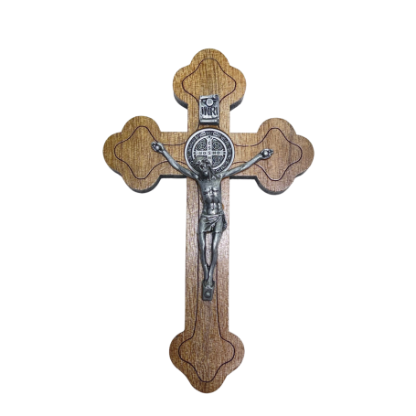 CRUCIFIXO DE PAREDE - MOLDADA - 12CM
