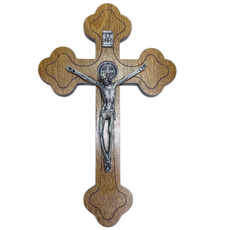 CRUCIFIXO DE PAREDE - MOLDADA - 19CM