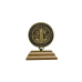 MEDALHA DE SÃO BENTO COM PEDESTAL - 6CM