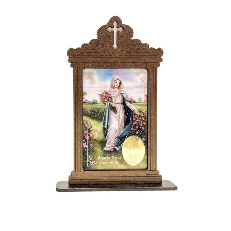 ORATÓRIO DE MESA - MARIA PASSA NA FRENTE - 14,5CM