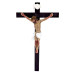 CRUCIFIXO DE PAREDE - MADEIRA E RESINA - 50CM
