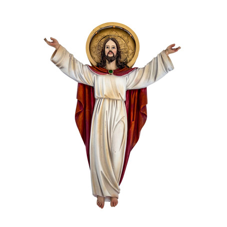IMAGEM DE PAREDE - JESUS RESSUSCITADO - COM LED - 26CM
