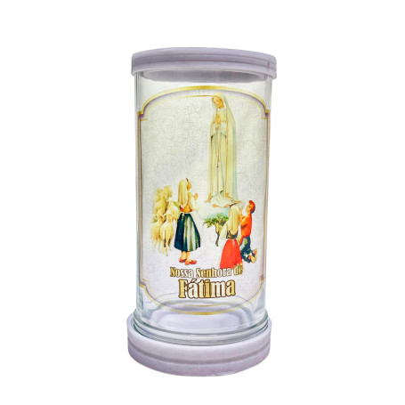 PORTA VELA - VIDRO E MÁRMORE - NOSSA SENHORA DE FÁTIMA