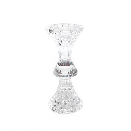 CASTIÇAL DE VIDRO - 13CM