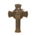 CRUCIFIXO - FACE DE JESUS - DOURADA