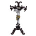 CRUCIFIXO DE MESA - JESUS PRATA - 29,5CM