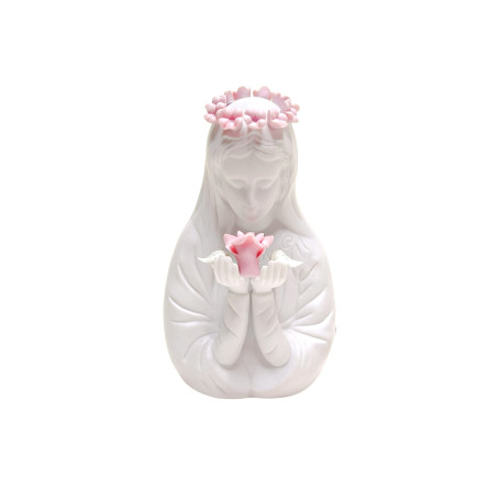 ABAJUR - NOSSA SENHORA DA ROSA MÍSTICA - 13CM