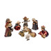 PRESÉPIO 10 PEÇAS - ROSTO INFANTIL -  5CM