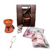 KIT INICIAÇÃO - INCENSOS, INCENSÁRIO, PINÇA E CARVÃO - TERRACOTA TAU