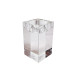 CASTIÇAL DE CRISTAL - QUADRADO - 8CM