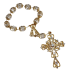 DEZENA DE NOIVA - SEMICRISTAL 12MM - DOURADO - APARECIDA