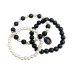 TRIO DE PULSEIRAS - MEDALHA MILAGROSA - PRETA