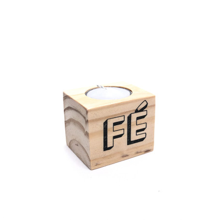 PORTA VELA CUBO - FÉ