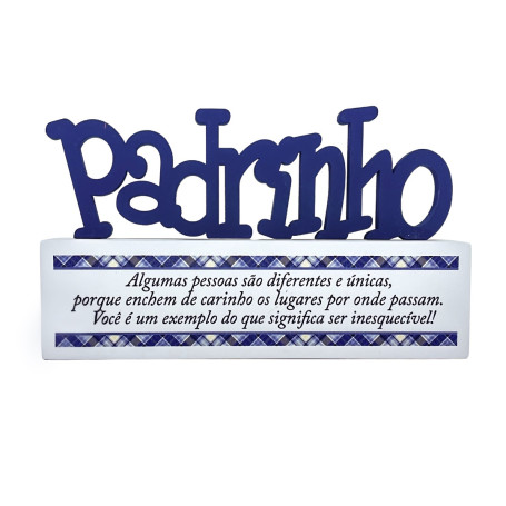 MADEIRINHA - PADRINHO - AZUL