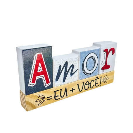 PLACA DE MESA - BASE CRU - AMOR 