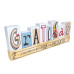 PLACA DE MESA - BASE CRU - GRATIDÃO