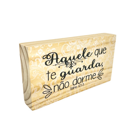 PLACA DE MESA CRU - AQUELE QUE TE GUARDA