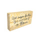 PLACA DE MESA CRU - QUE SEJA FEITA 