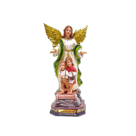 IMAGEM ANJO DA GUARDA - VERDE - 19CM