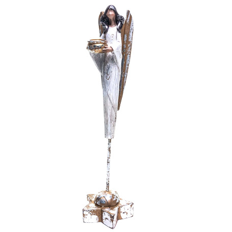 PORTA VELA - ANJO - BRANCO 