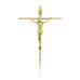 CRUCIFIXO MÉDIO - CRUZ QUADRADA - DOURADO - 24X14 CRUCIFIXO MÉDIO - CRUZ QUADRADA - DOURADO - 24X14