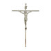 CRUCIFIXO MÉDIO - CRUZ QUADRADA - PRATA - 24X14 CRUCIFIXO MÉDIO - CRUZ QUADRADA - PRATA - 24X14