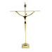 CRUCIFIXO ESTILIZADO MÉDIO COM BASE - DOURADO - 30X20