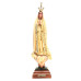 IMAGEM NOSSA SENHORA DE FÁTIMA PORTUGUESA - 42CM - PATINADA - OLHOS DE VIDRO
