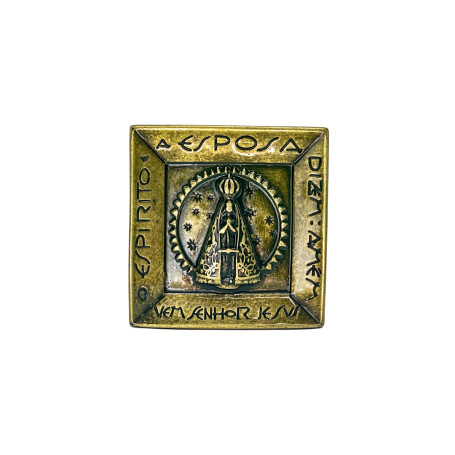 ENFEITE MINIATURA - NICHO DE APARECIDA - DOURADO