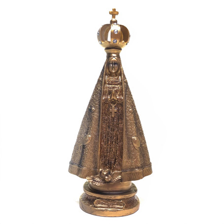 IMAGEM APARECIDA MILAGRE - 43CM - OURO VELHO