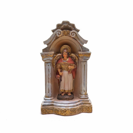 CAPELINHA COM IMAGEM DE SÃO RAFAEL - 13CM