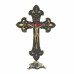 CRUCIFIXO DE METAL - 24,5CM - OURO VELHO