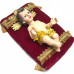 MENINO JESUS COM ALMOFADA - VERMELHA - 37CM