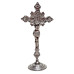 CRUZ DE METAL COM RESPLENDOR - PRATA
