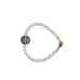 PULSEIRA DE CRISTAL - SÃO BENTO - BRANCA COM PRATA