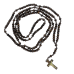 ROSÁRIO DE MADEIRA - MARROM ESCURO - 6MM