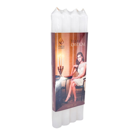 MAÇO DE VELAS - CASTIÇAL - 4 UNIDADES