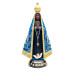 IMAGEM NOSSA SENHORA APARECIDA - MANTO EFEITO BORDADO - 33CM