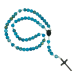 TERÇO CORAÇÃO - NOSSA SENHORA DE FÁTIMA - AZUL