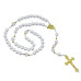 TERÇO PEROLADO - NOSSA SENHORA DE FÁTIMA - ROSA