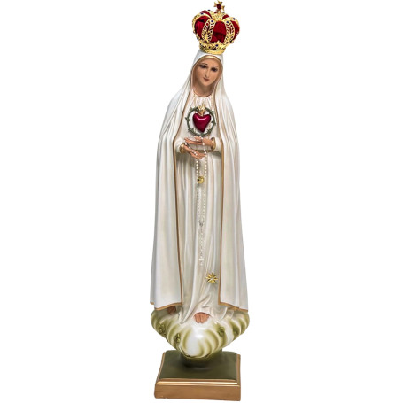 IMAGEM IMACULADO CORAÇÃO DE FÁTIMA - 76CM