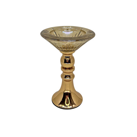 CASTIÇAL DE VIDRO - 16CM