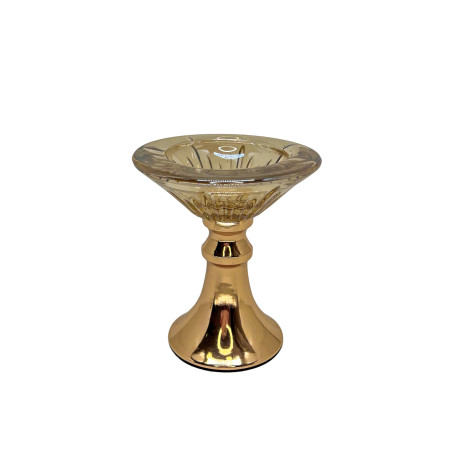 CASTIÇAL DE VIDRO - 12CM