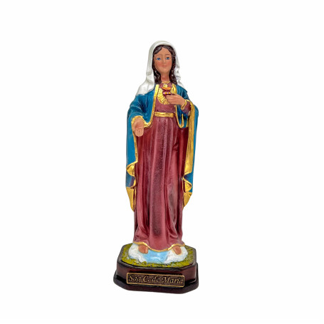 IMAGEM SAGRADO CORAÇÃO DE MARIA - 21,5CM 