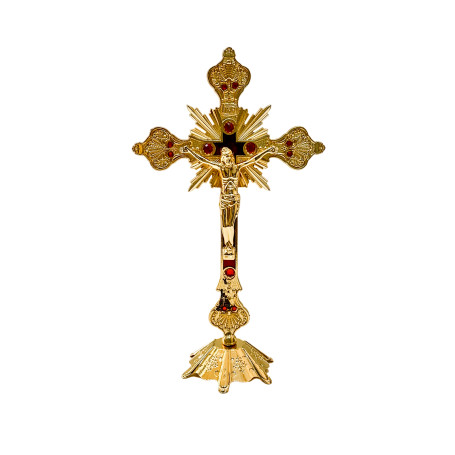 CRUCIFIXO DE METAL - 25CM 