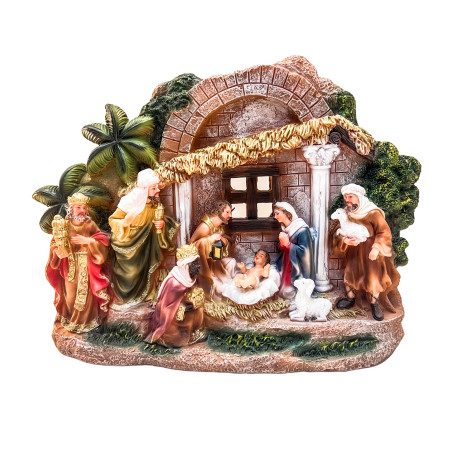 PRESÉPIO CASINHA - 33CM 