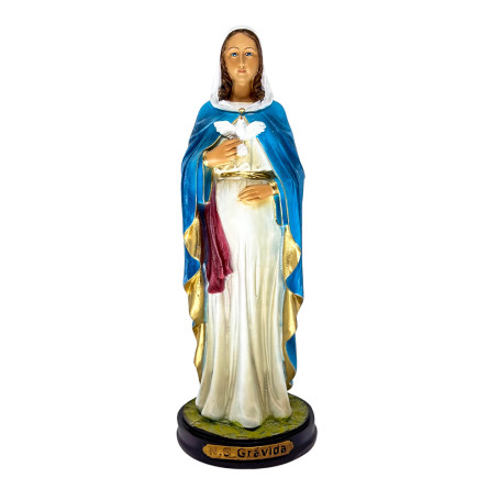 IMAGEM NOSSA SENHORA GRÁVIDA - 30CM