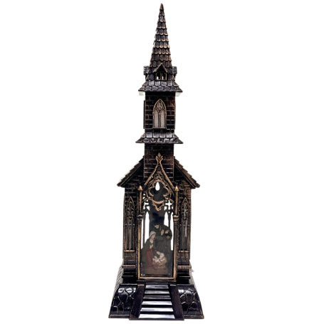 IGREJA MUSICAL LUMINOSA - SAGRADA FAMÍLIA - 47CM
